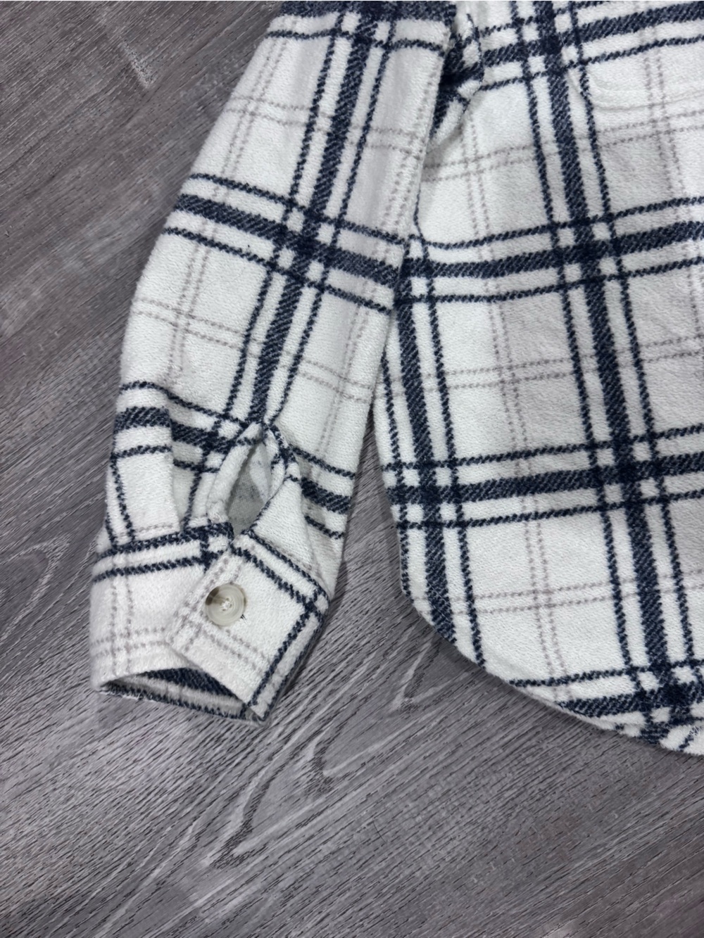 Plaid Button-Up Shacket - Picture 2 of 4